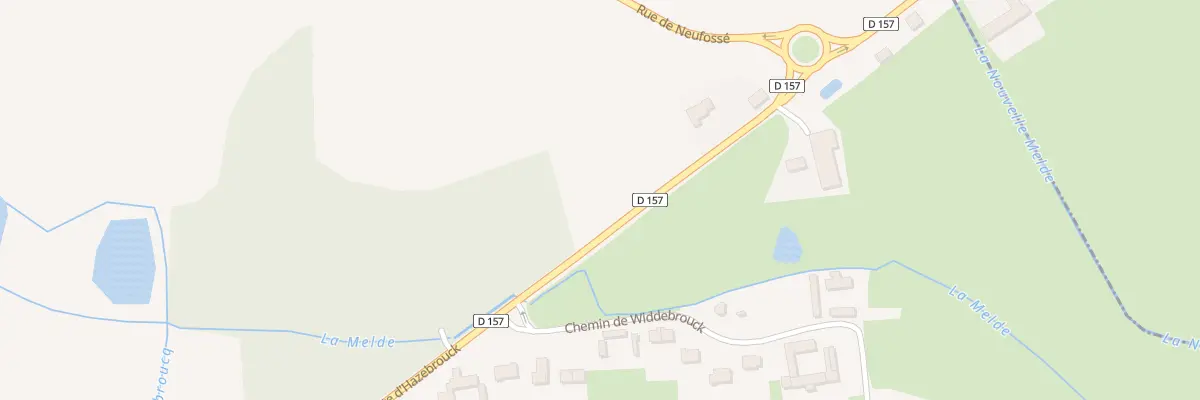 Plan du 235 Rte d’Hazebrouck Widdebrouck à Aire-sur-la-Lys