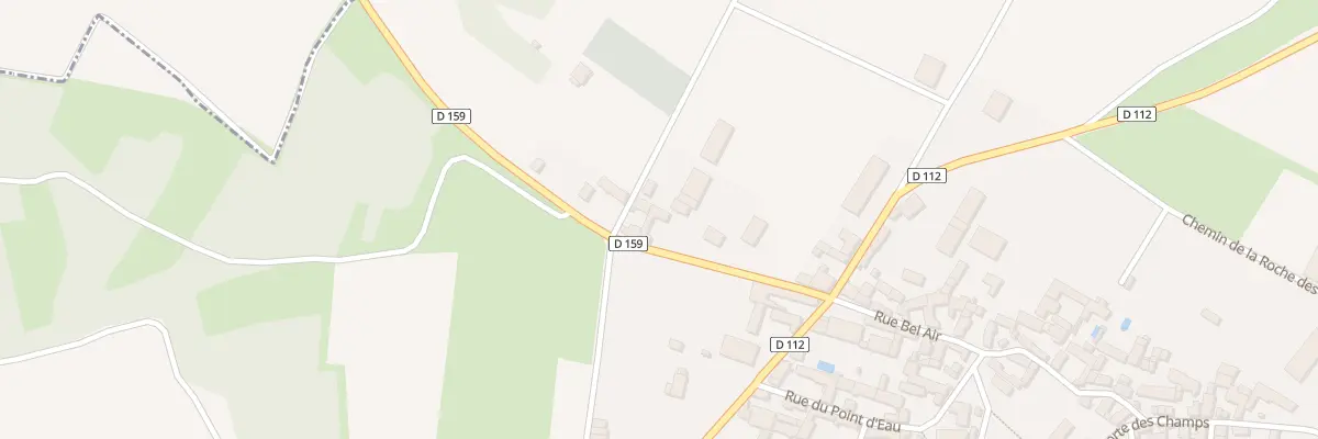Plan du 2 Rte d’Ondreville à Grangermont