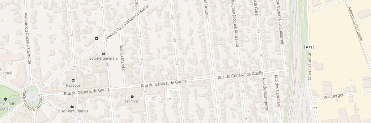 Plan du 6 Rue de la Commune de Paris à Villeneuve-le-Roi
