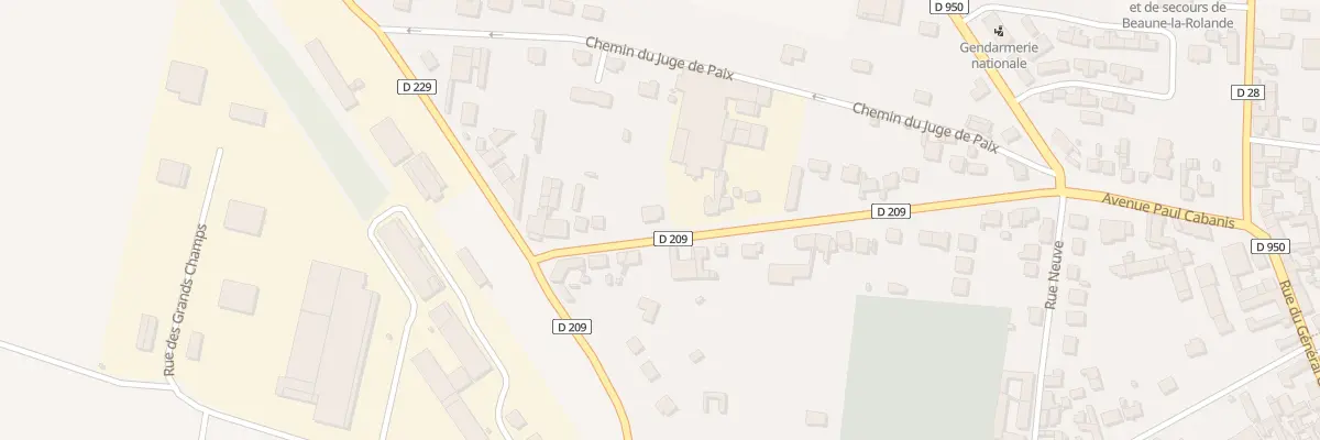 Plan du 30 Av de la Gare à Beaune-la-Rolande