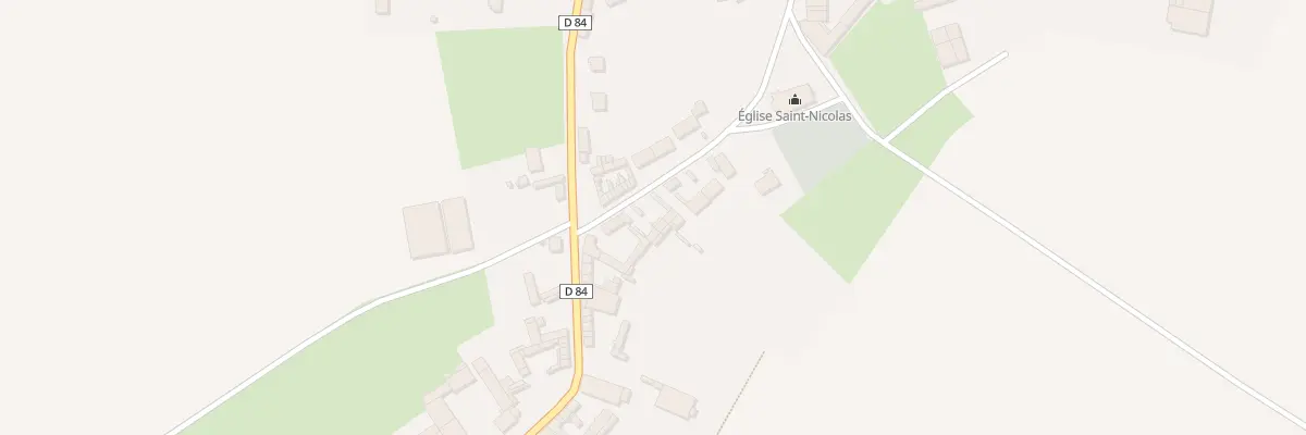 Plan du 9 Rue de l’Église à Coullemelle