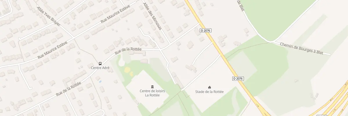 Plan du 15 Rue de la Rottée à Bourges