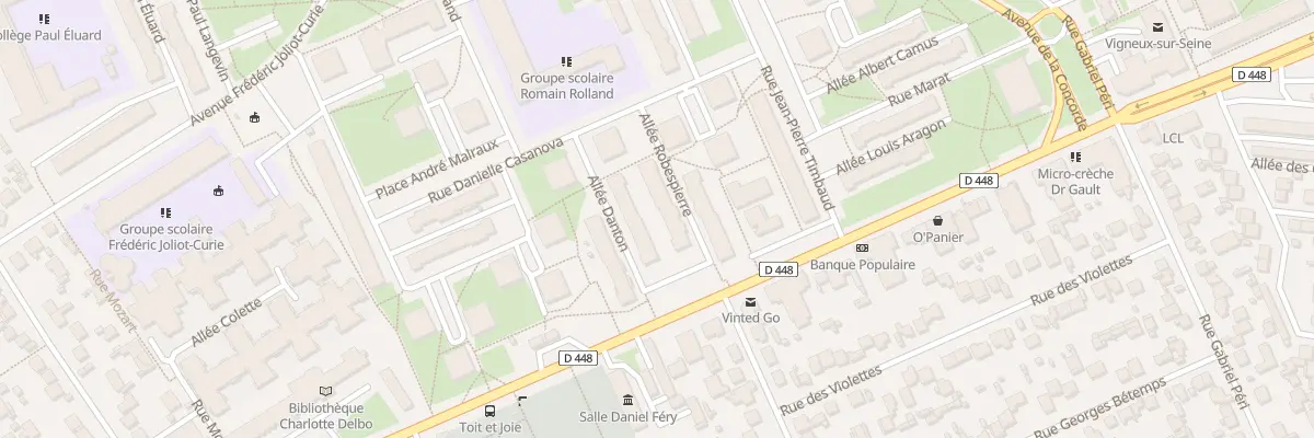 Plan du 18 All Robespierre à Vigneux-sur-Seine