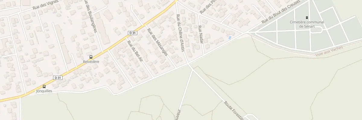Plan du 20 Rue du Chêne d’Antin à Draveil