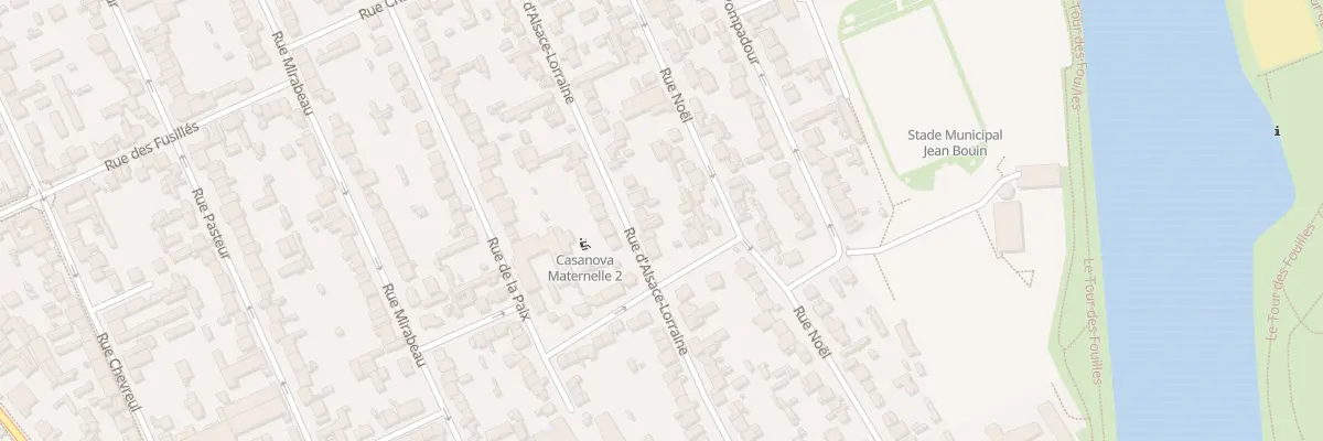 Plan du 77 Rue Alsace Lorraine à Choisy-le-Roi