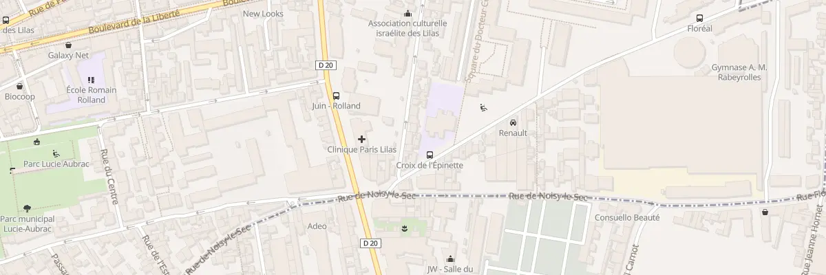 Plan du 45 Rue de la Croix de l’Epinette aux Lilas