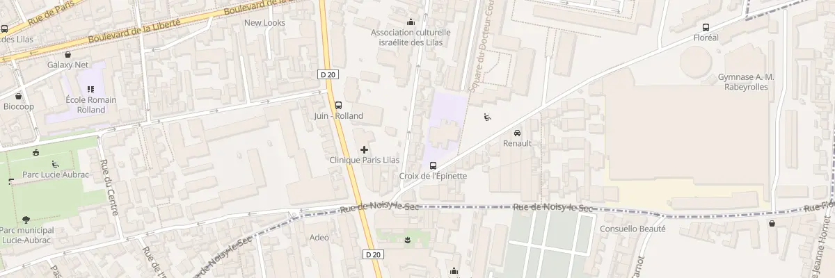 Plan du 43 Rue de la Croix de l’Epinette aux Lilas