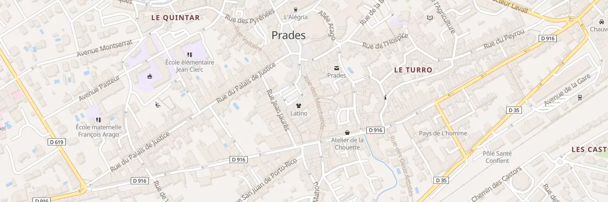 Plan du 1 Place de Catalogne à Prades