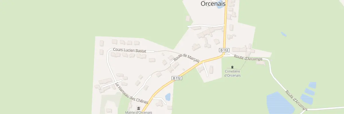 Plan du 20 Hameau des Chenes à Orcenais