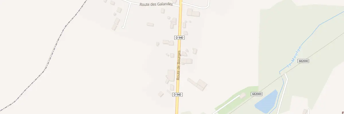 Plan du 35 Rte de Bourges à Saint-Georges-sur-Moulon