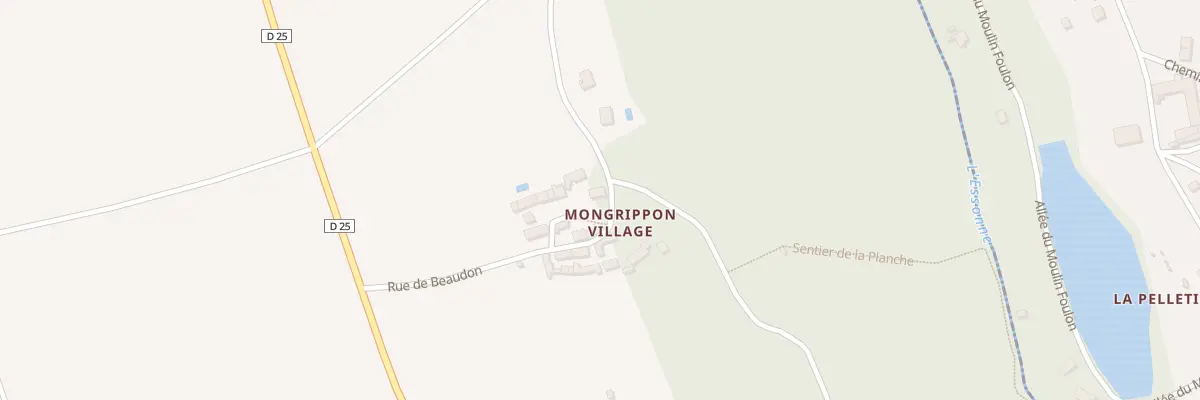 Plan du 15 Rue de Beaudon Montgrippon à Augerville-la-Rivière