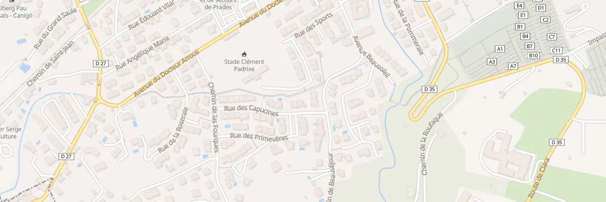 Plan du 17 Rue des Capucines à Prades