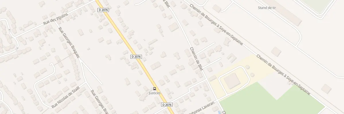 Plan du 137 Av de Dun à Bourges