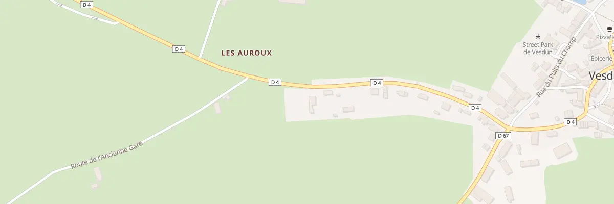 Plan du 27 Rue du Centre de la France à Vesdun