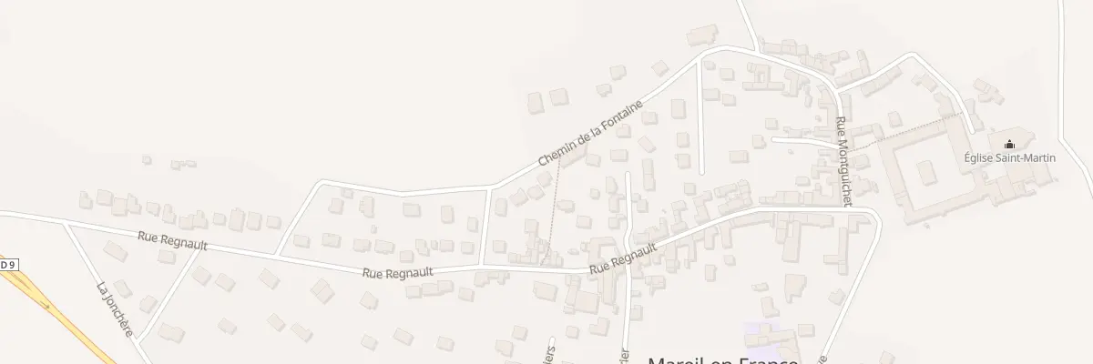 Plan du 21 Rue de la Fontaine à Mareil-en-France