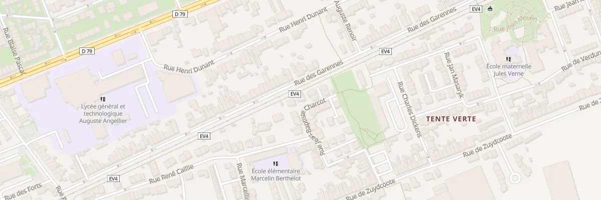 Plan du 193 Rue Jean-Baptiste Charcot à Dunkerque