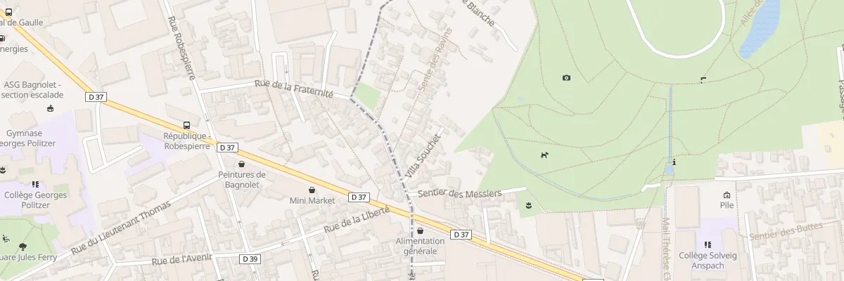 Plan du 8 Vla Souchet Ts à Montreuil