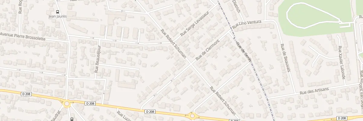Plan du 86 Rue Robert Schuman à Arnouville