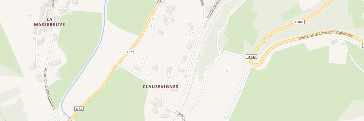 Plan du 5536 Clausevignes à Valady