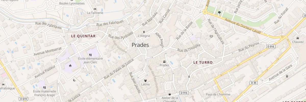 Plan du 12 Rue de l’Eglise à Prades