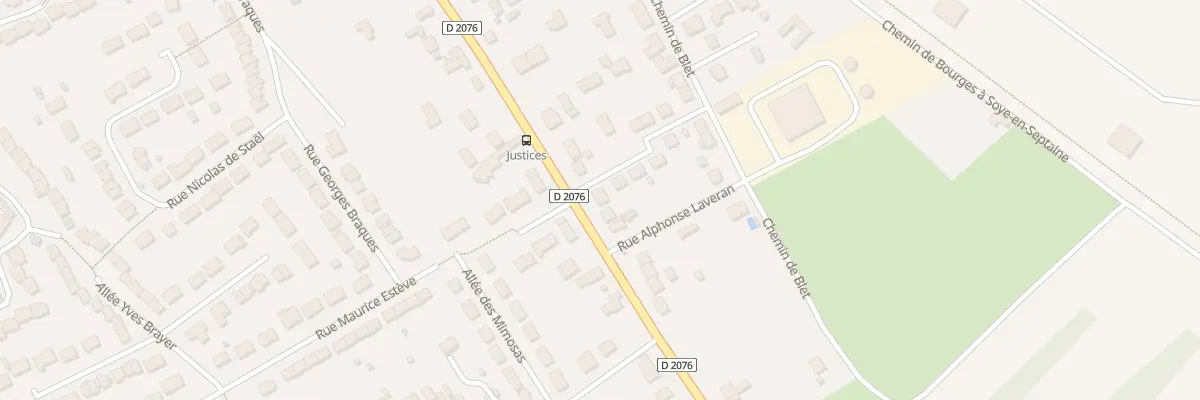 Plan du 2 Rue du Prof Fleming à Bourges