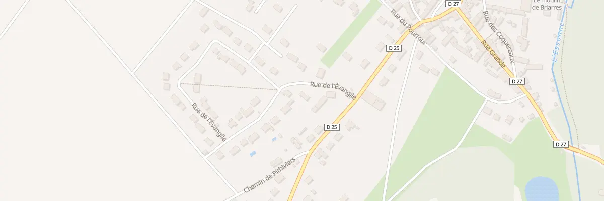Plan du 2 Rue de l’Evangile à Briarres-sur-Essonne