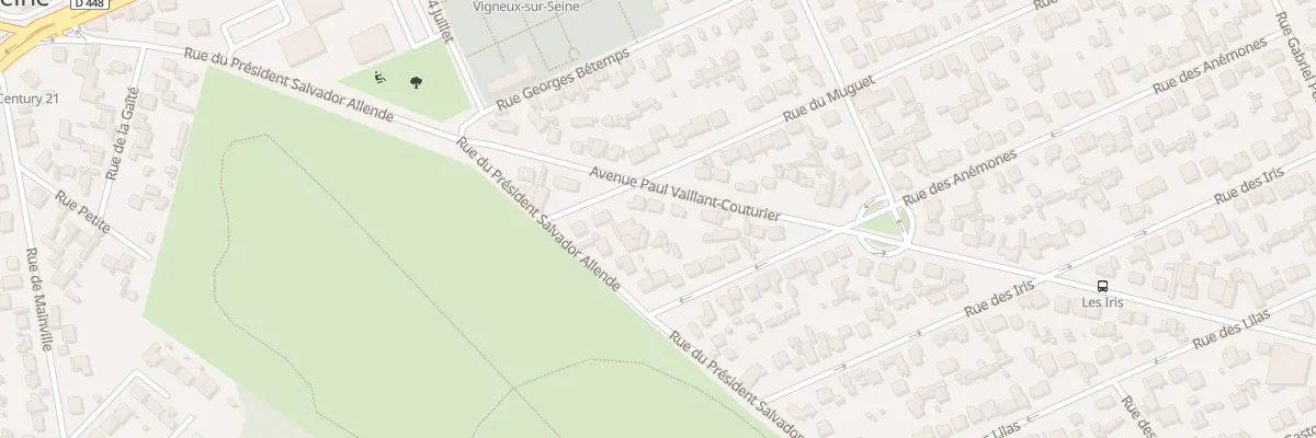 Plan du 8 Av Paul Vaillant Couturier à Vigneux-sur-Seine