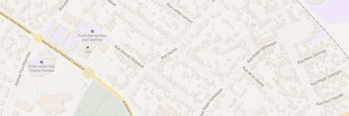 Plan du 54 Rue Marat à Arnouville