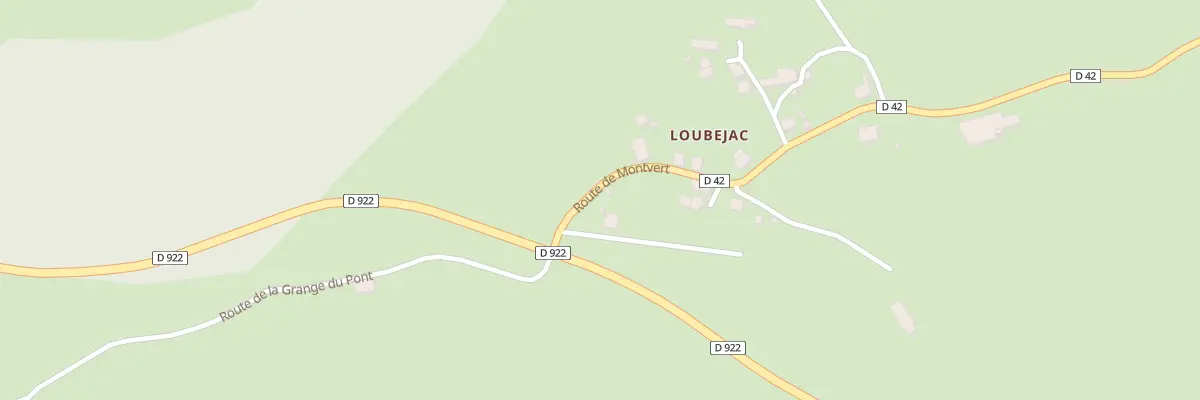 Plan du 5038 Loubejac à Saint-Chamant