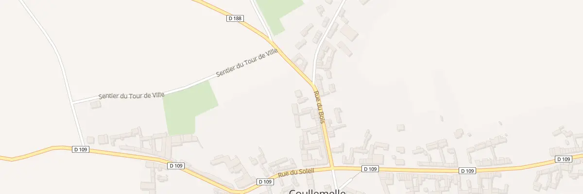 Plan du 9 Rue du Bois à Coullemelle