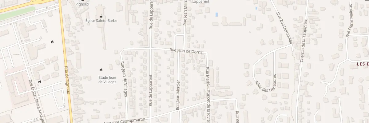Plan du 23 Rue Jean Mercier à Bourges