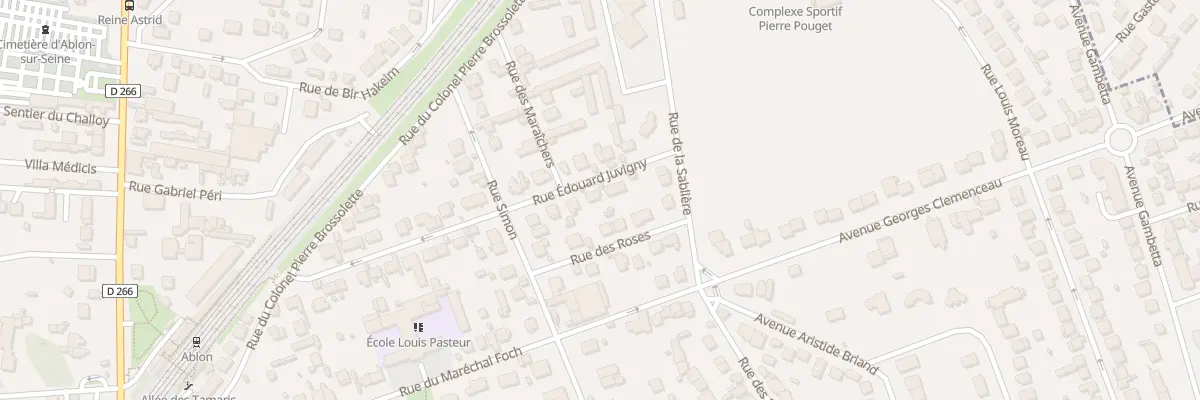 Plan du 22 Rue Edouard Juvigny à Ablon-sur-Seine