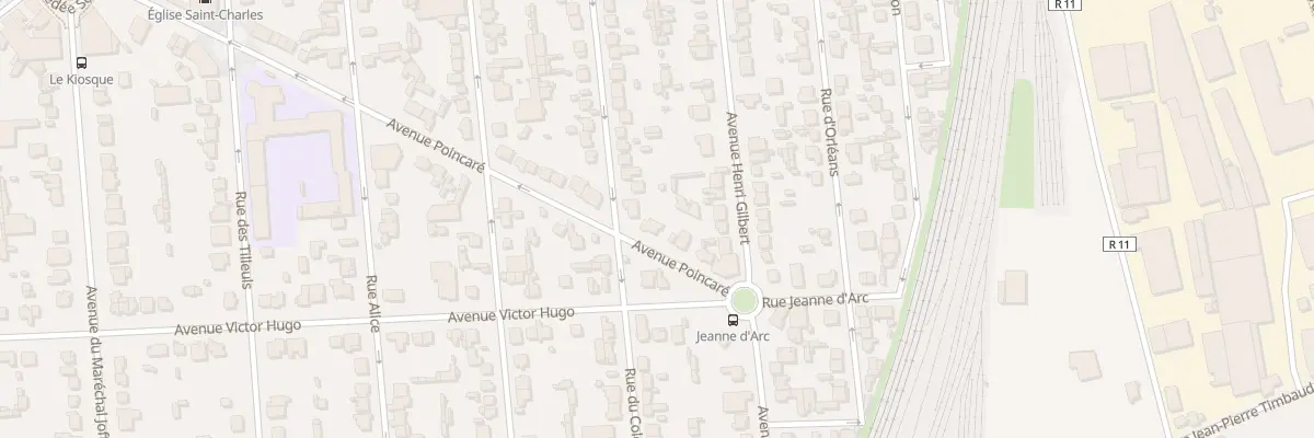 Plan du 8 Av Poincaré à Villeneuve-le-Roi