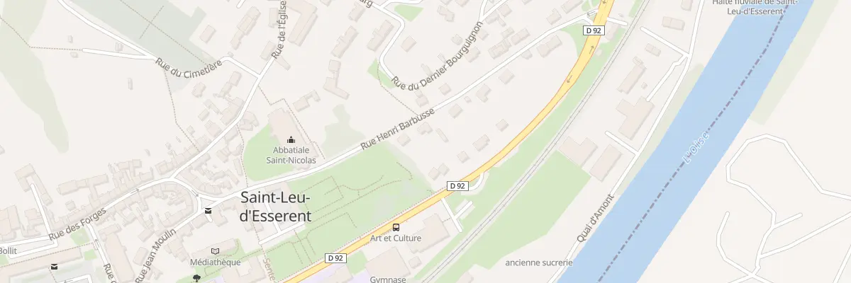 Plan du 2 Rue Henri Barbusse à Saint-Leu-d’Esserent