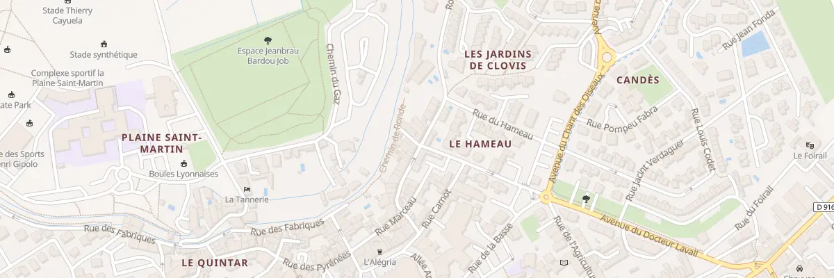 Plan du 12 Imp Route d’Eus à Prades