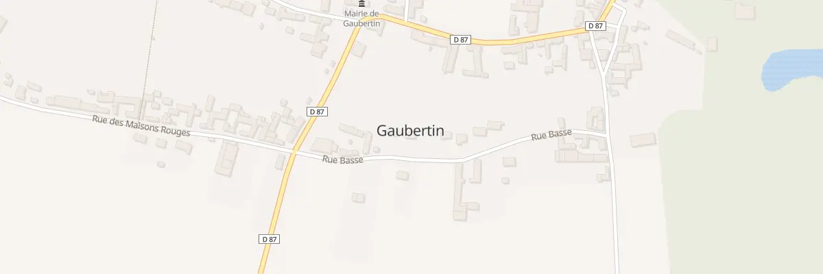 Plan du 2 Rue Lotissement de la Vallée à Gaubertin