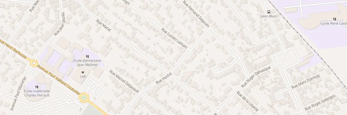 Plan du 25 Rue Hoche à Arnouville