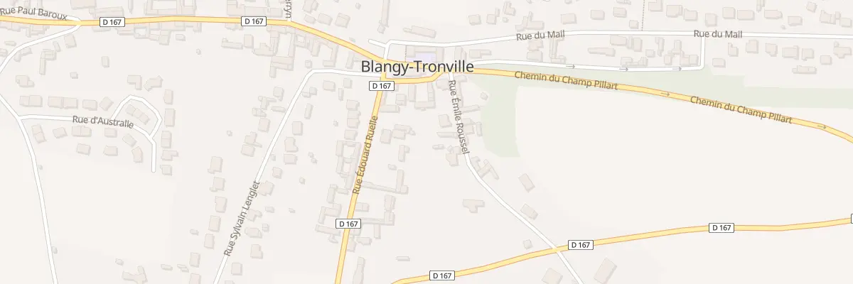 Plan du 1 Rue Edouard Ruelle à Blangy-Tronville