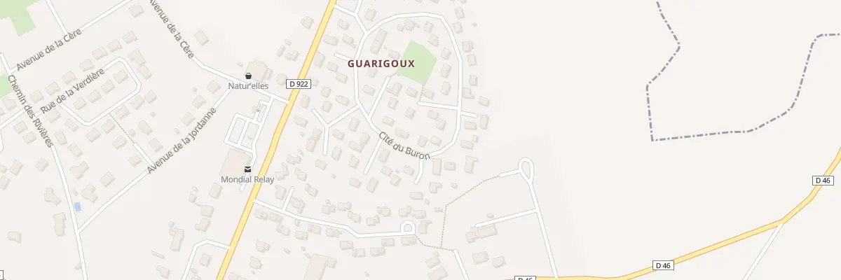 Plan du 17 Cite du Buron à Jussac