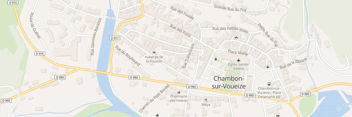 Plan du 5 Rue de l’Imprimerie à Chambon-sur-Voueize