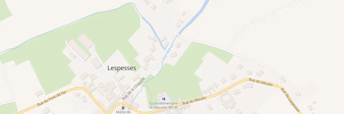 Plan du 2 Rue de la Chapelle à Lespesses