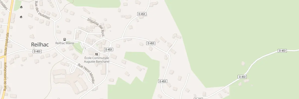 Plan du 6 Rue de Recoulet à Reilhac