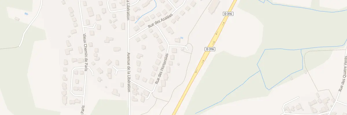 Plan du 11 Rue des Hortensias à Luzarches
