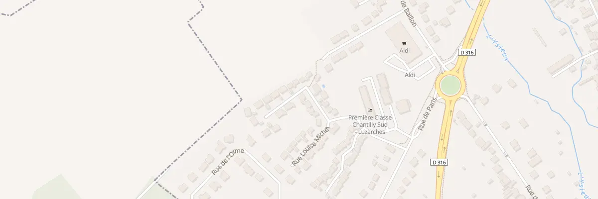 Plan du 9 Rue Louis de Saint Just à Chaumontel