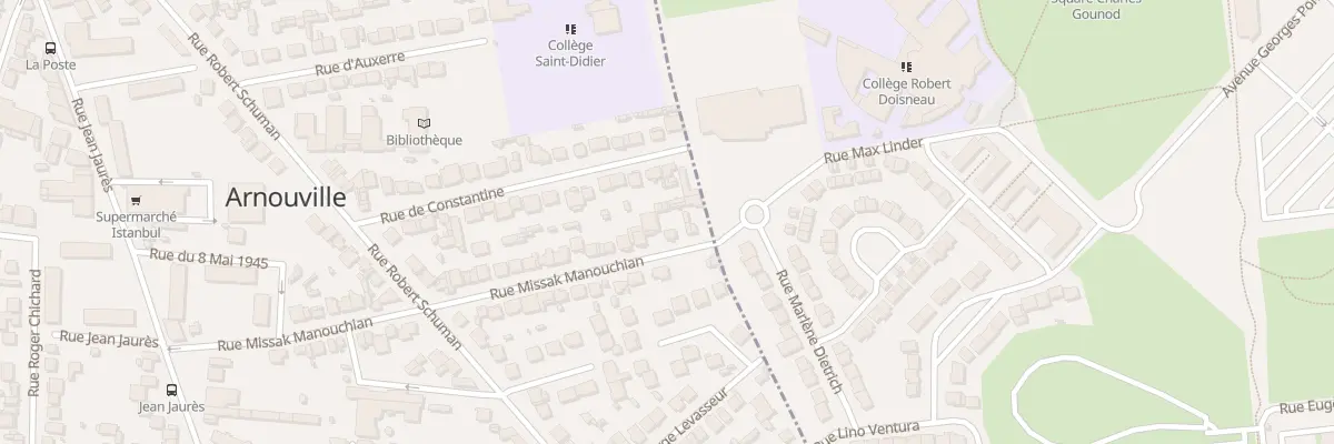 Plan du 63B Rue Missak Manouchian à Arnouville