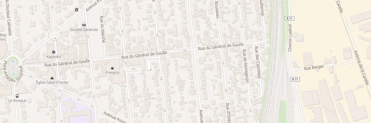 Plan du 27 Rue du Général de Gaulle à Villeneuve-le-Roi