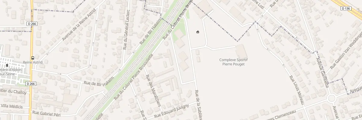 Plan du 15 Rue de la Sablière à Ablon-sur-Seine