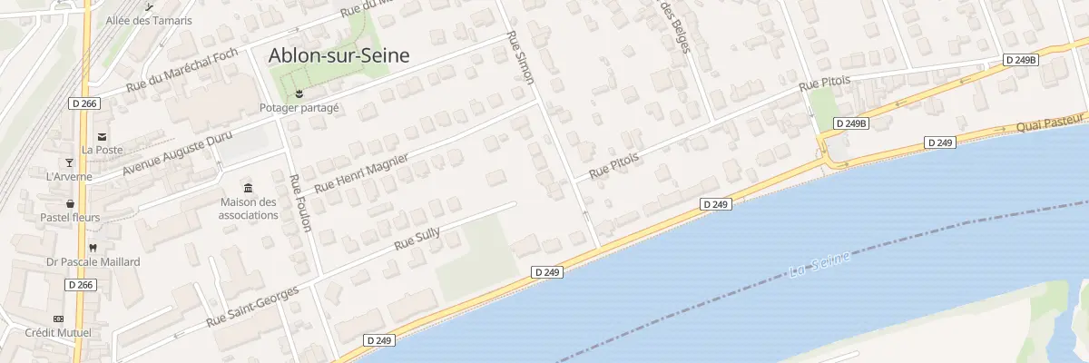 Plan du 5 Rue Simon à Ablon-sur-Seine