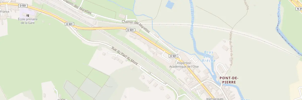 Plan du 68 Av des Déportés à Clermont
