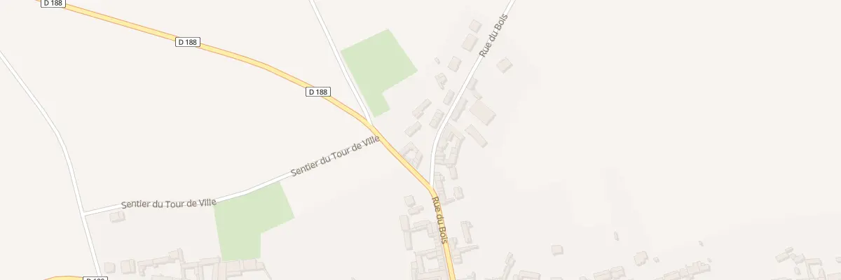 Plan du 13 Rue du Bois à Coullemelle